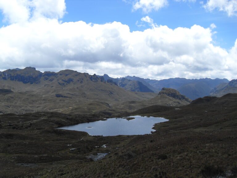 Laguna en el Parque Nacional Cajas, Ecuador
